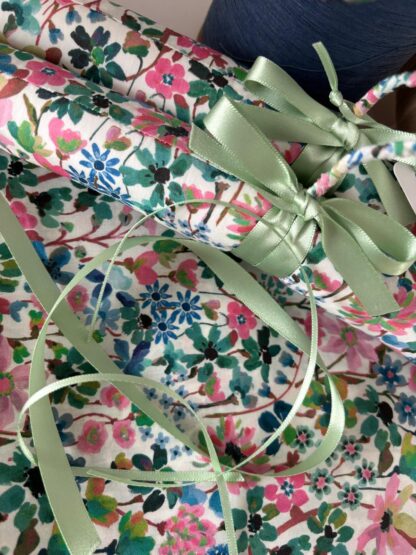 Dreams of Summer pink green padded clothes hangers