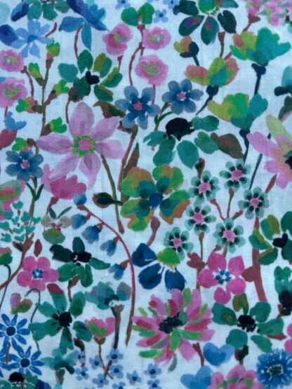 Dreams of Summer pink green fabric